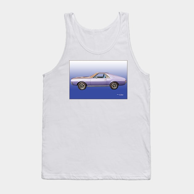 1969 AMX Javelin Tank Top by mtbearded1